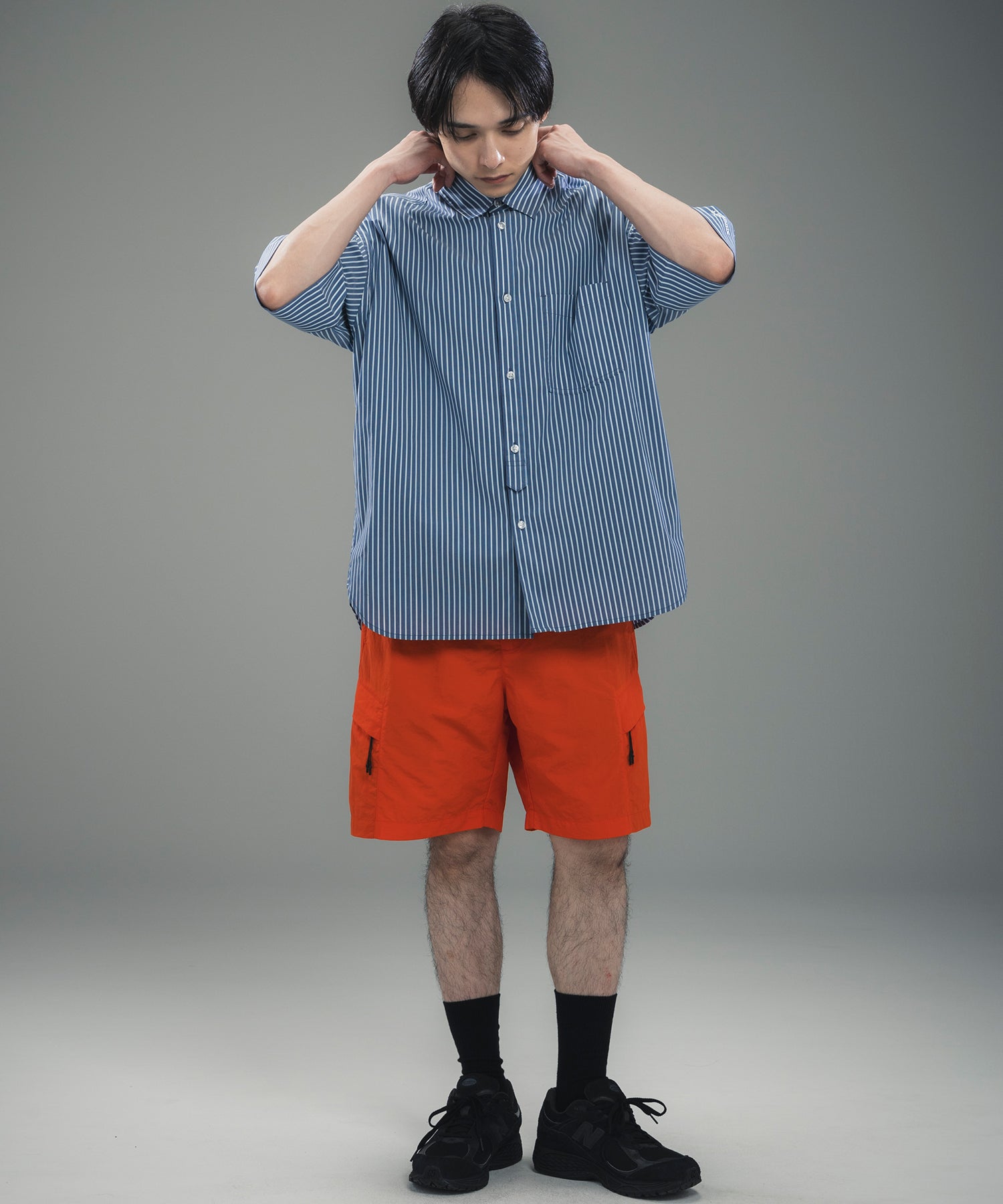 CUFFED SHORT SLEEVE SHIRT / カフスショートスリーブシャツ