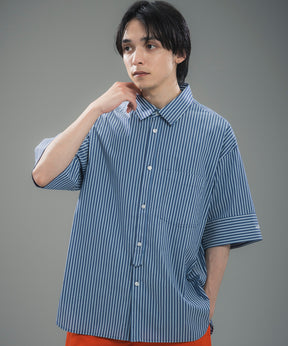 CUFFED SHORT SLEEVE SHIRT / カフスショートスリーブシャツ