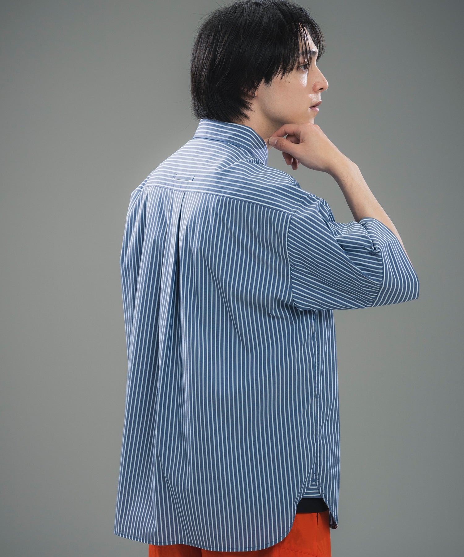 CUFFED SHORT SLEEVE SHIRT / カフスショートスリーブシャツ