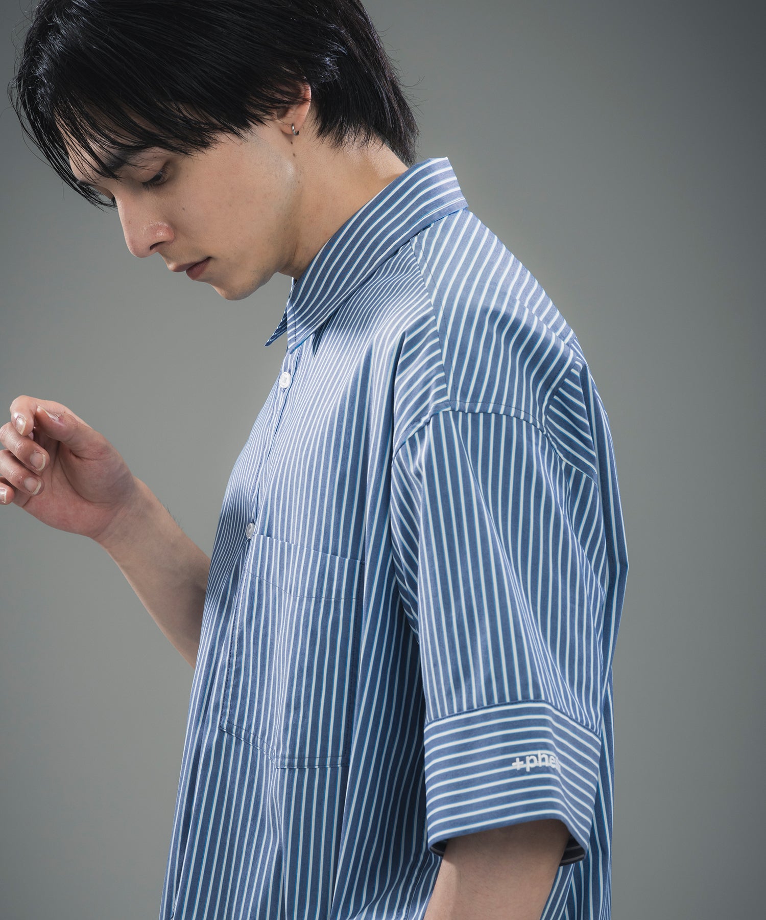 CUFFED SHORT SLEEVE SHIRT / カフスショートスリーブシャツ