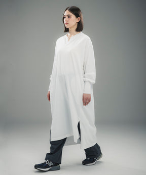 LONG CUFF CUT-AND-SEW DRESS / ロングカフ カットソードレス