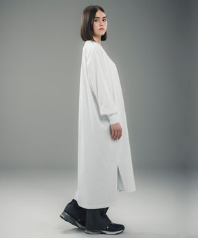 LONG CUFF CUT-AND-SEW DRESS / ロングカフ カットソードレス