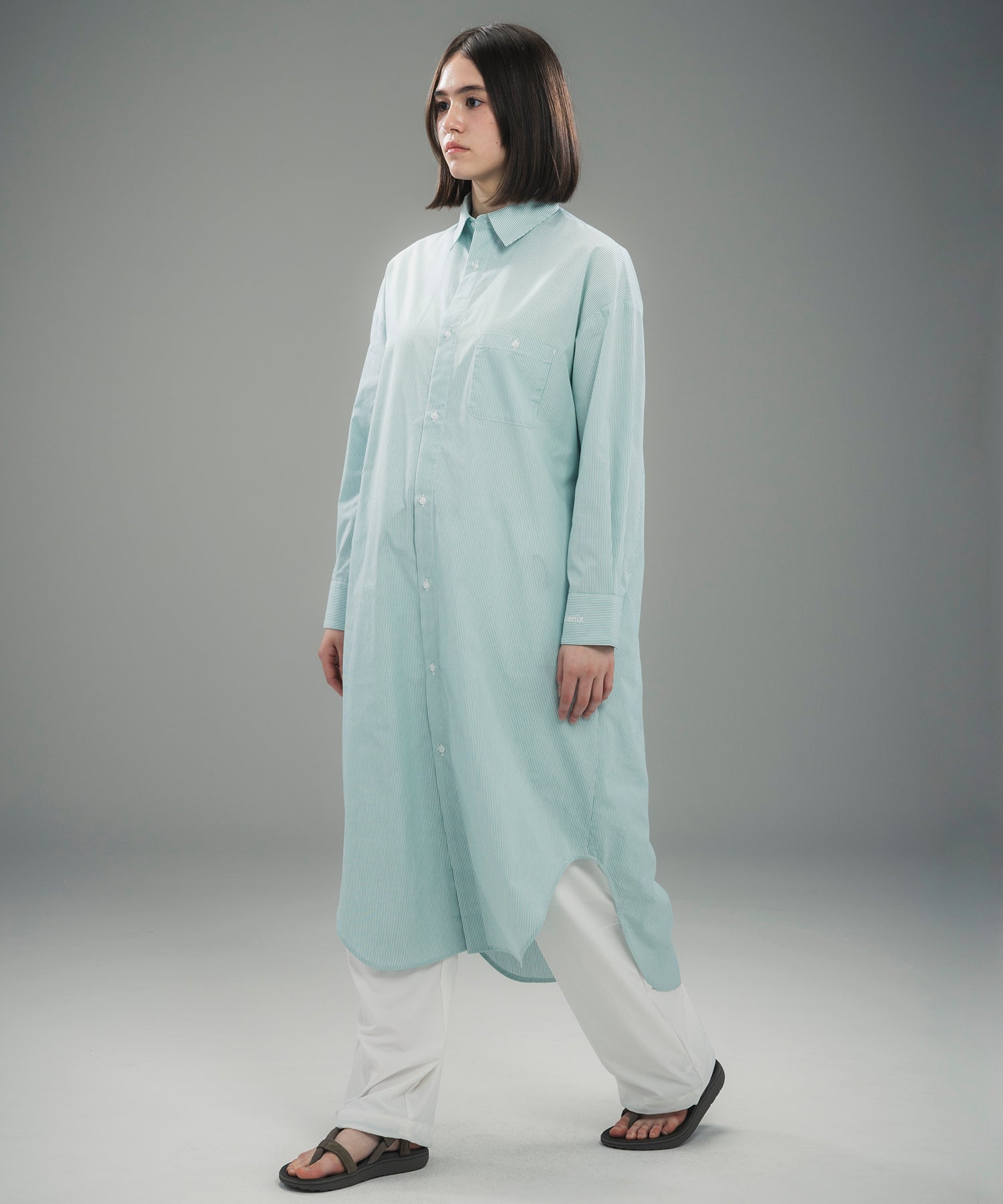 ROUND HEM SHIRT DRESS / ラウンドヘム シャツドレス
