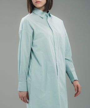 ROUND HEM SHIRT DRESS / ラウンドヘム シャツドレス