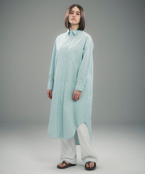 ROUND HEM SHIRT DRESS / ラウンドヘム シャツドレス