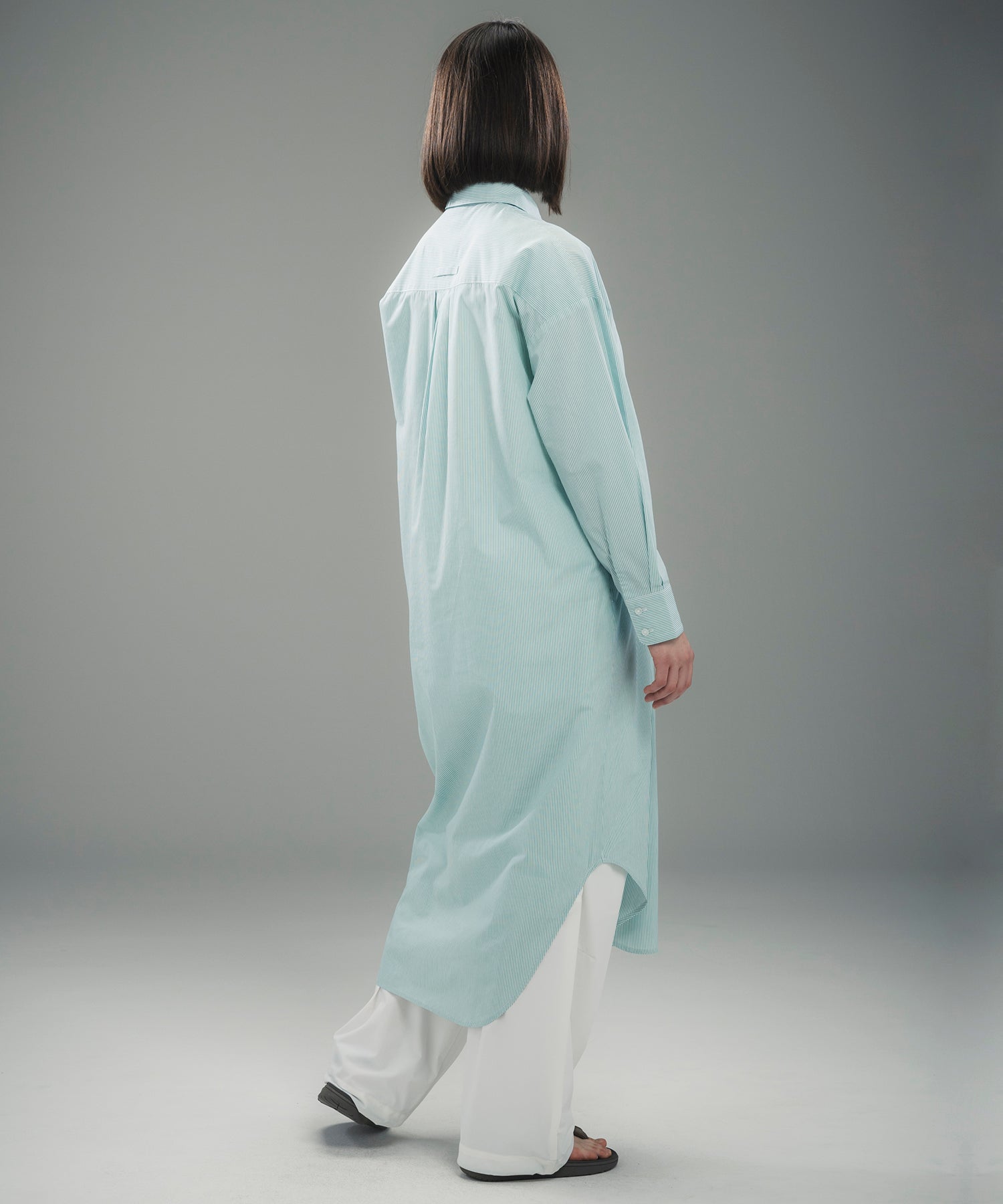 ROUND HEM SHIRT DRESS / ラウンドヘム シャツドレス