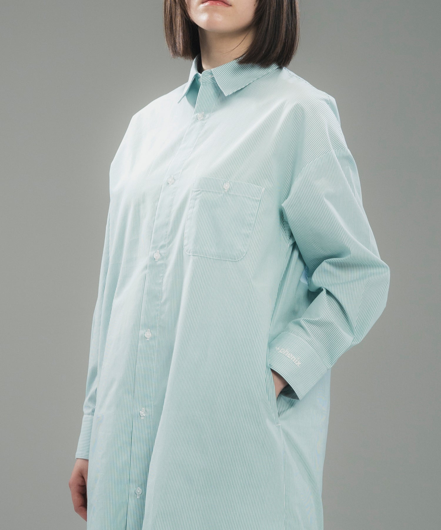 ROUND HEM SHIRT DRESS / ラウンドヘム シャツドレス