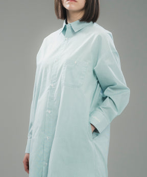 ROUND HEM SHIRT DRESS / ラウンドヘム シャツドレス