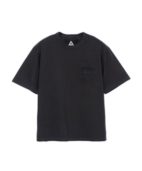 DISTORTED SLOGAN POCKET TEE