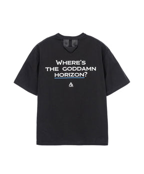 DISTORTED SLOGAN POCKET TEE
