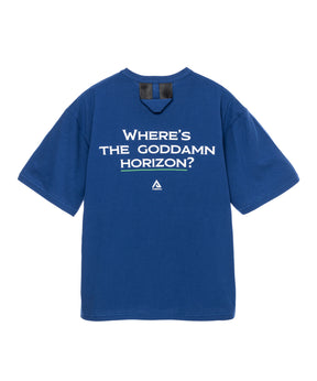 DISTORTED SLOGAN POCKET TEE