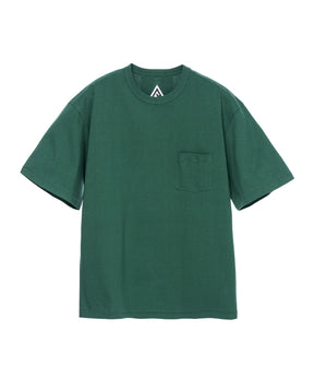 DISTORTED SLOGAN POCKET TEE