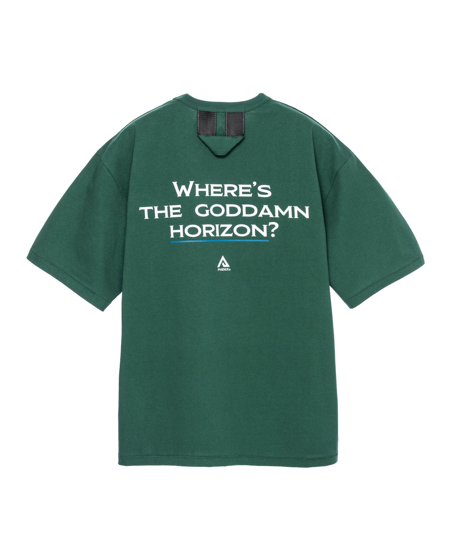 DISTORTED SLOGAN POCKET TEE
