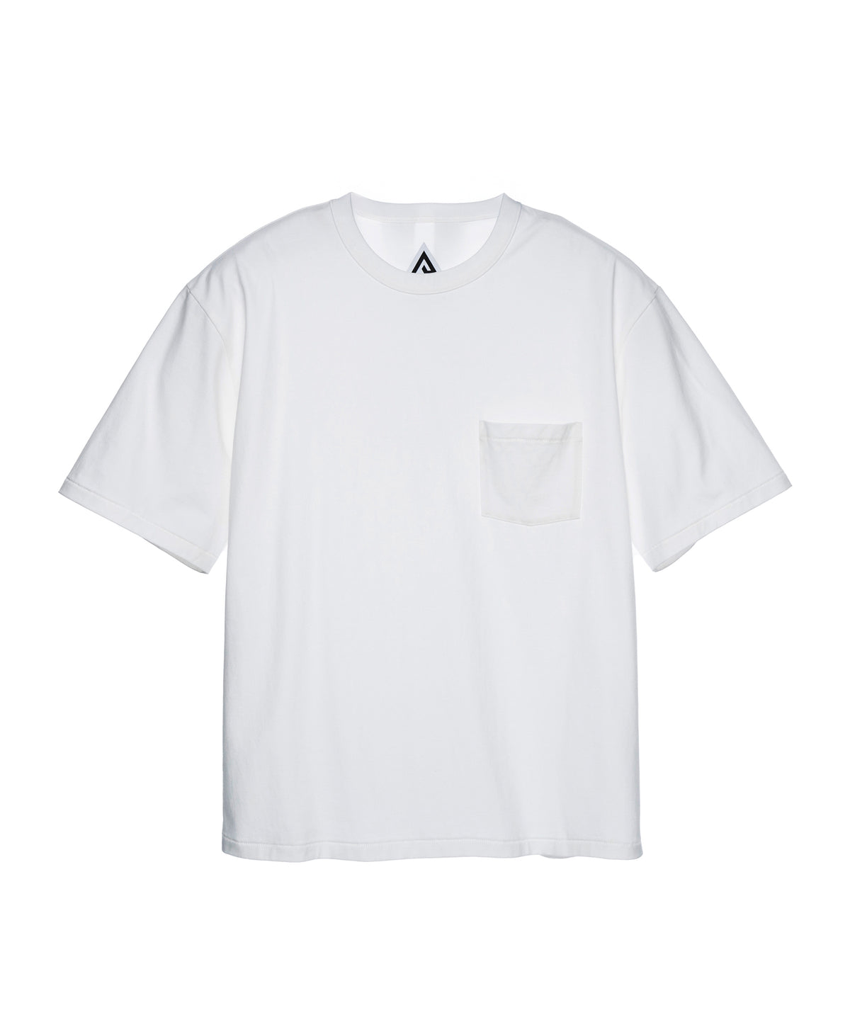 DISTORTED SLOGAN POCKET TEE