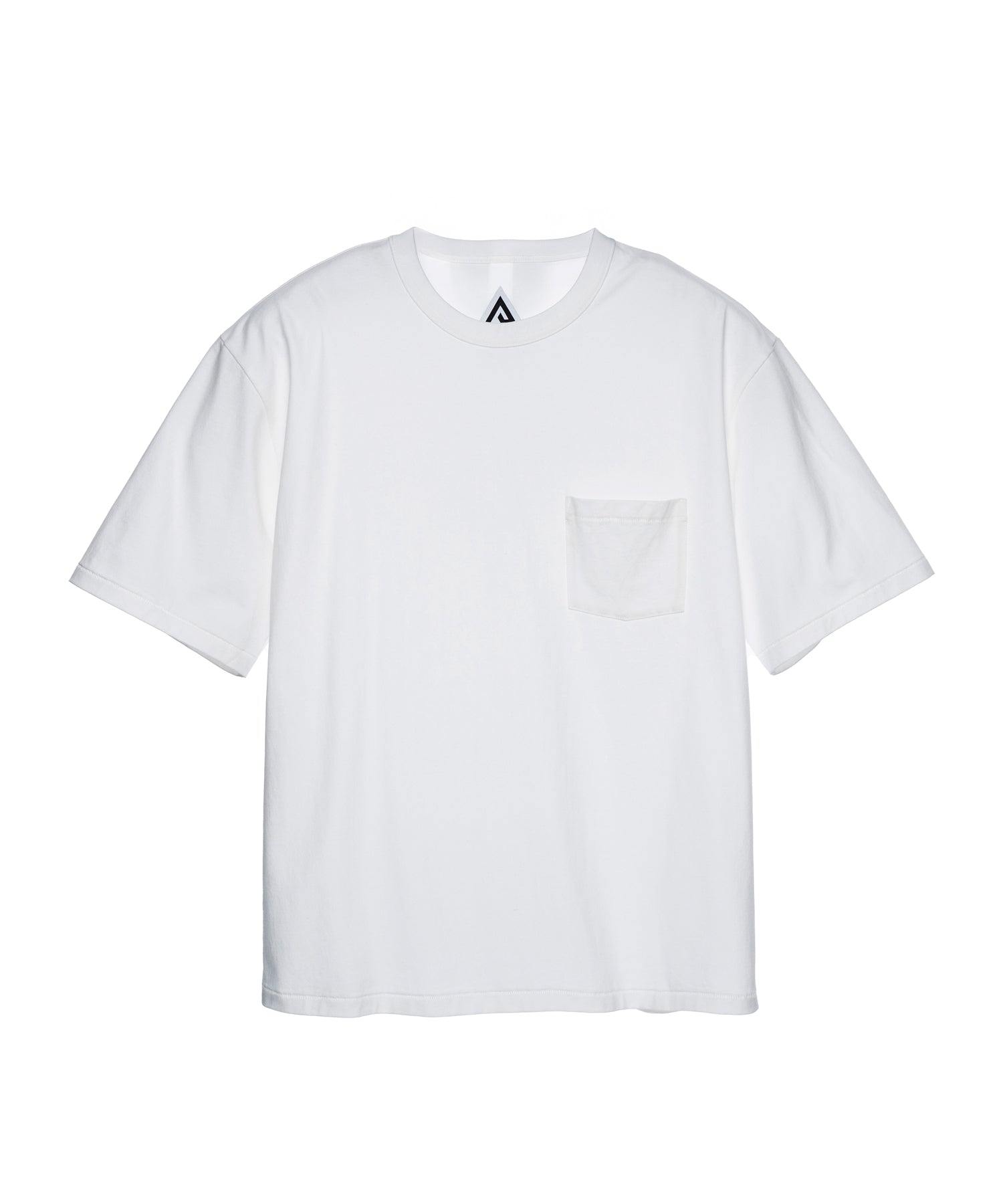DISTORTED SLOGAN POCKET TEE