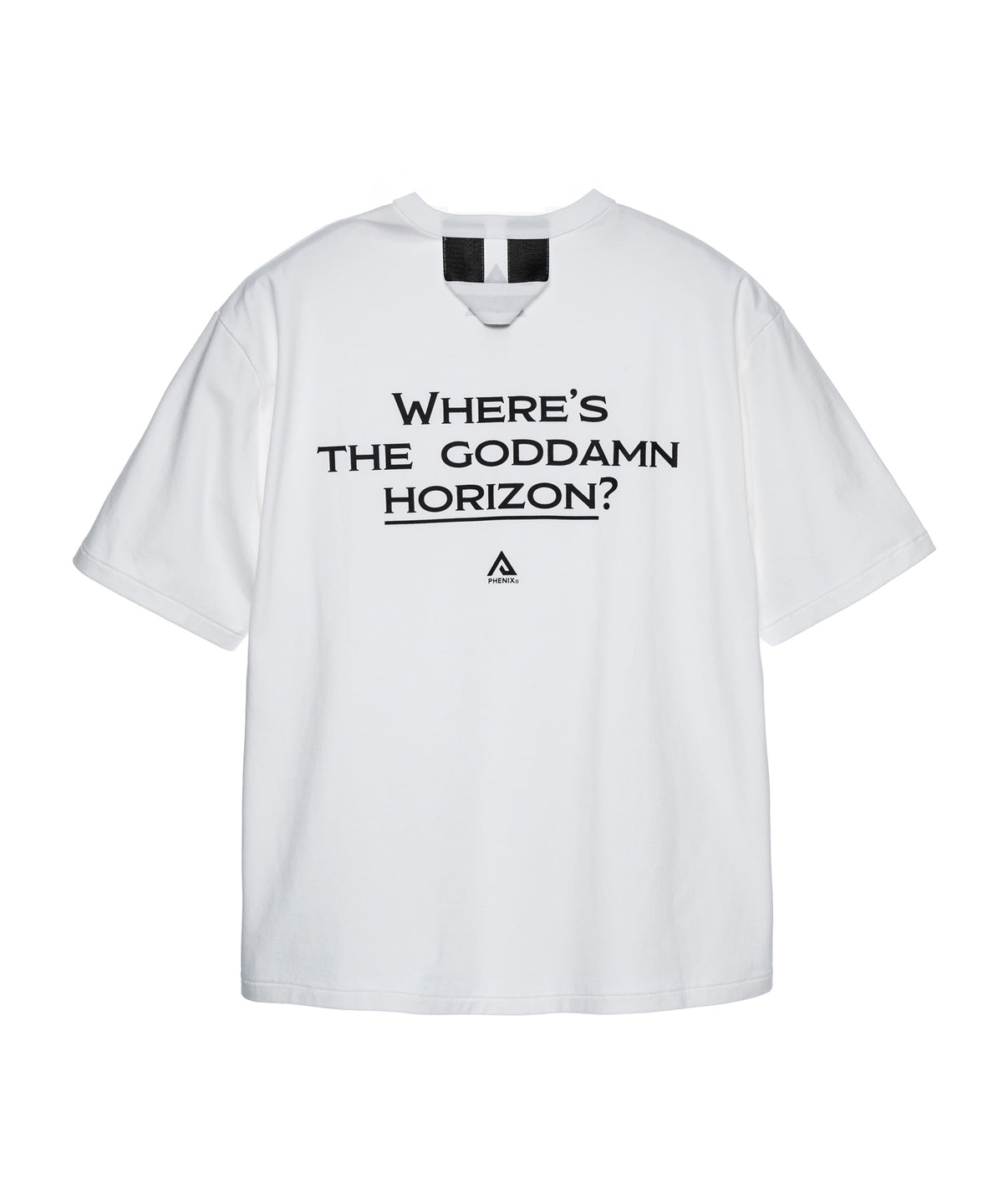 DISTORTED SLOGAN POCKET TEE