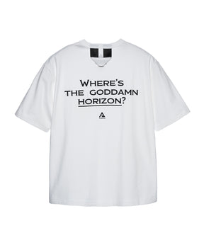 DISTORTED SLOGAN POCKET TEE