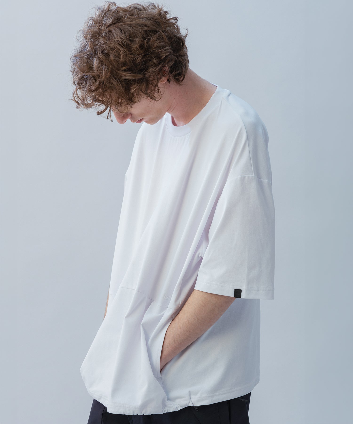 DRAWSTRING SHORT SLEEVE TEE / ドローストリング ショートスリーブ Tシャツ