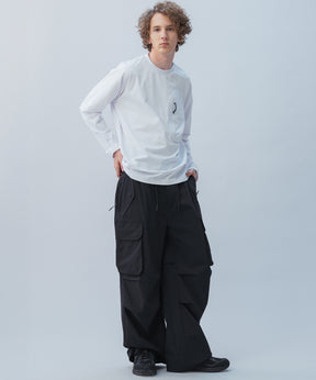 HIDDEN ZIP POCKET LONG SLEEVE TEE / コンシールファスナーポケット ロングスリーブTシャツ