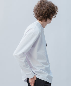 HIDDEN ZIP POCKET LONG SLEEVE TEE / コンシールファスナーポケット ロングスリーブTシャツ