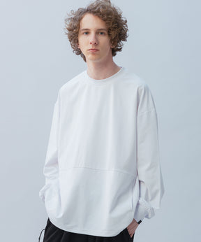 DRAWSTRING LONG SLEEVE TEE / ドローストリングロングスリーブTシャツ