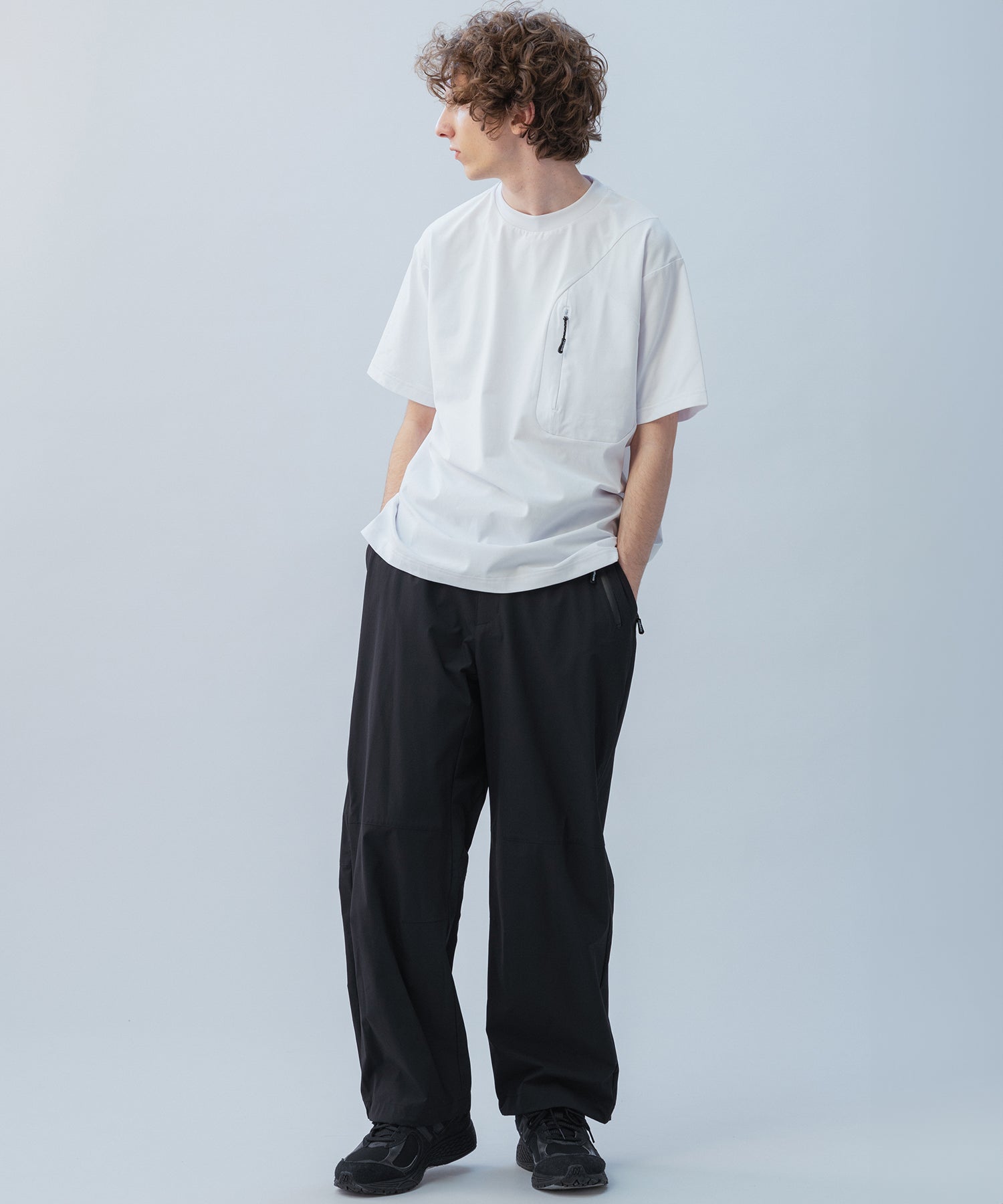 HIDDEN ZIP POCKET SHORT SLEEVE TEE / コンシールファスナーポケット ショートスリーブTシャツ