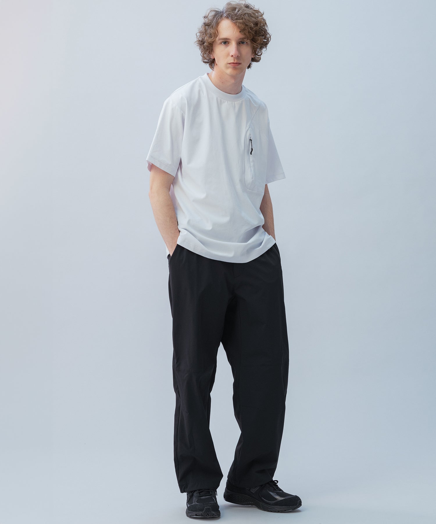 HIDDEN ZIP POCKET SHORT SLEEVE TEE / コンシールファスナーポケット ショートスリーブTシャツ