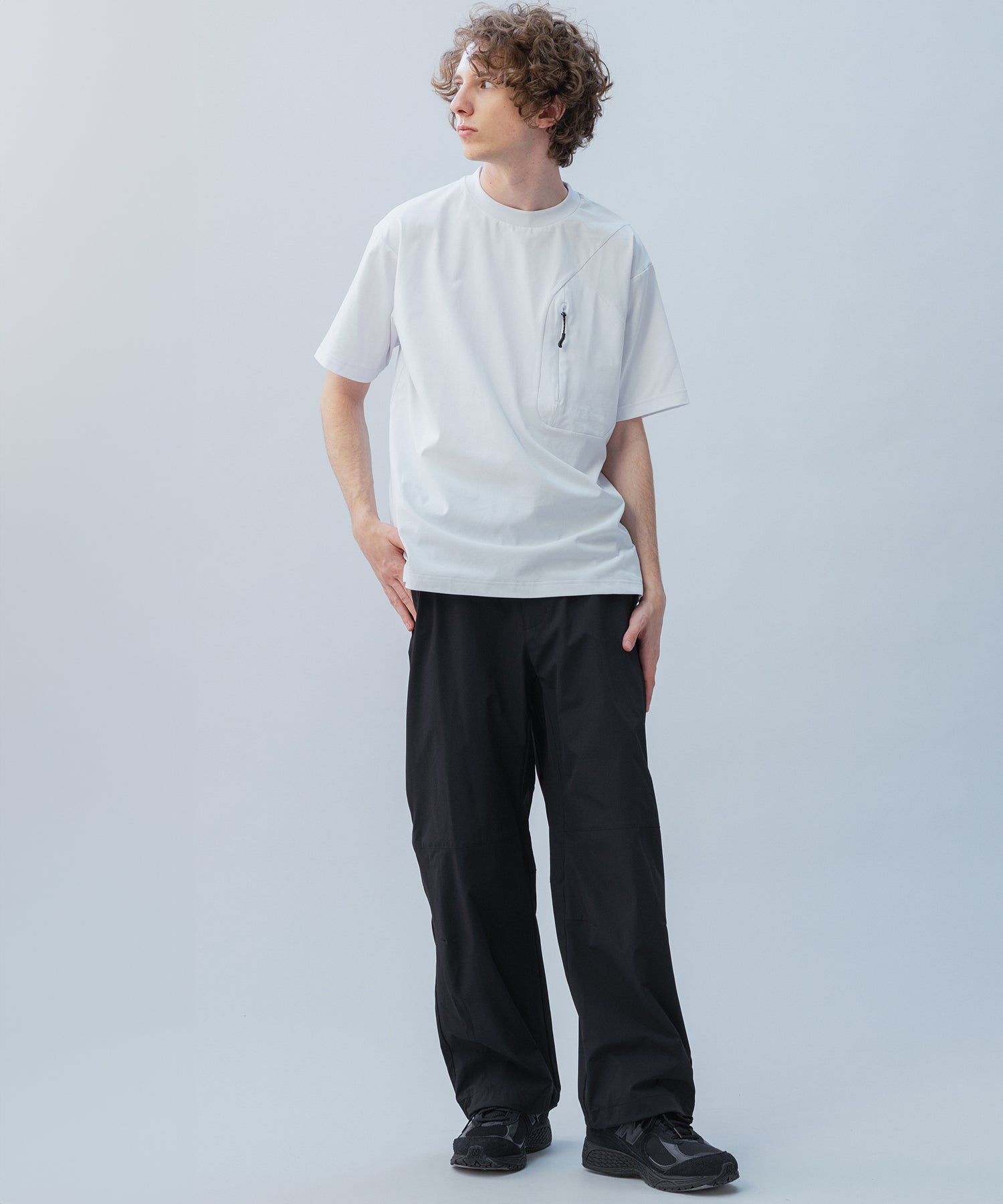 HIDDEN ZIP POCKET SHORT SLEEVE TEE / コンシールファスナーポケット ショートスリーブTシャツ