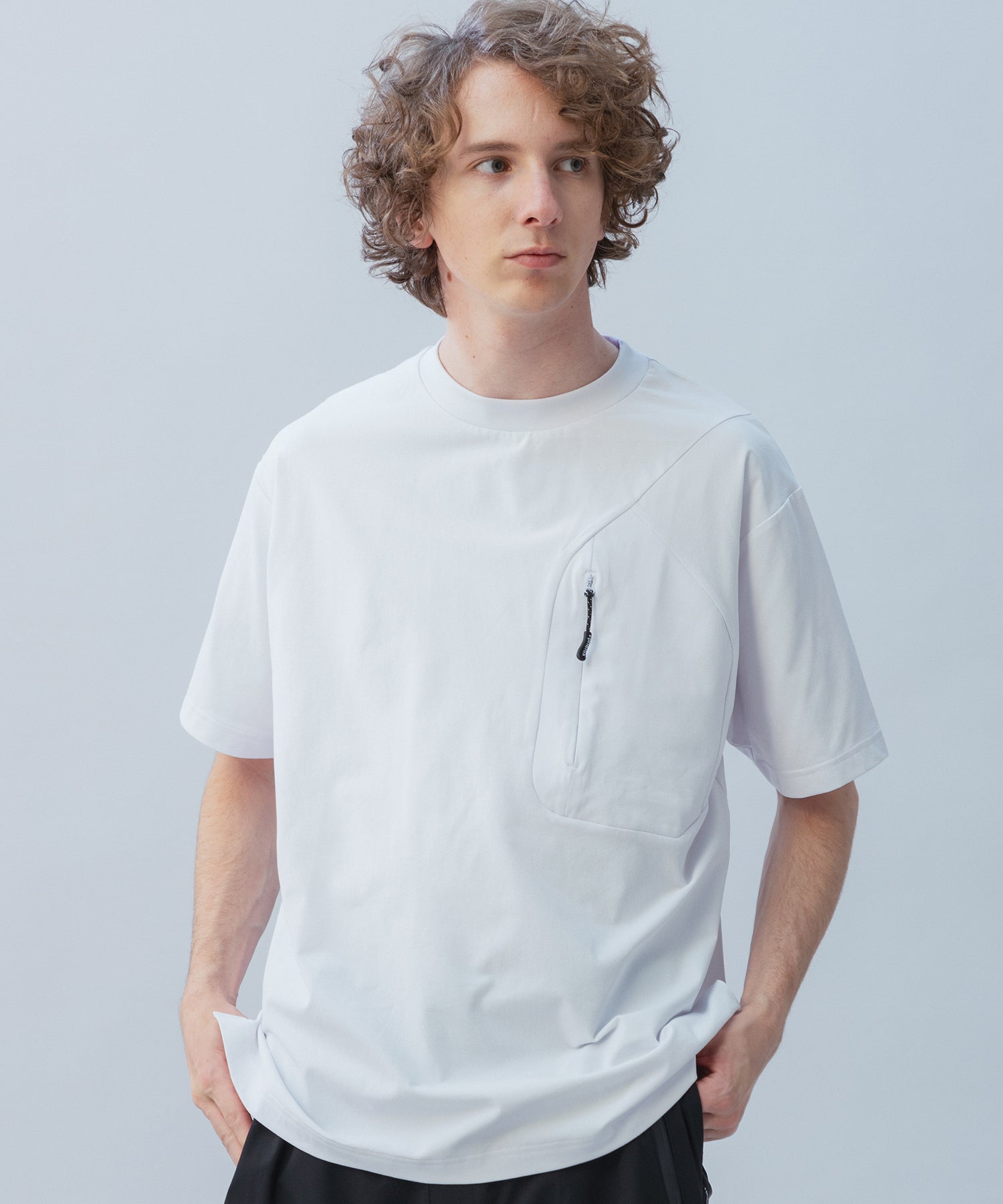 HIDDEN ZIP POCKET SHORT SLEEVE TEE / コンシールファスナーポケット ショートスリーブTシャツ