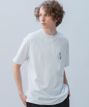HIDDEN ZIP POCKET SHORT SLEEVE TEE / コンシールファスナーポケット ショートスリーブTシャツ
