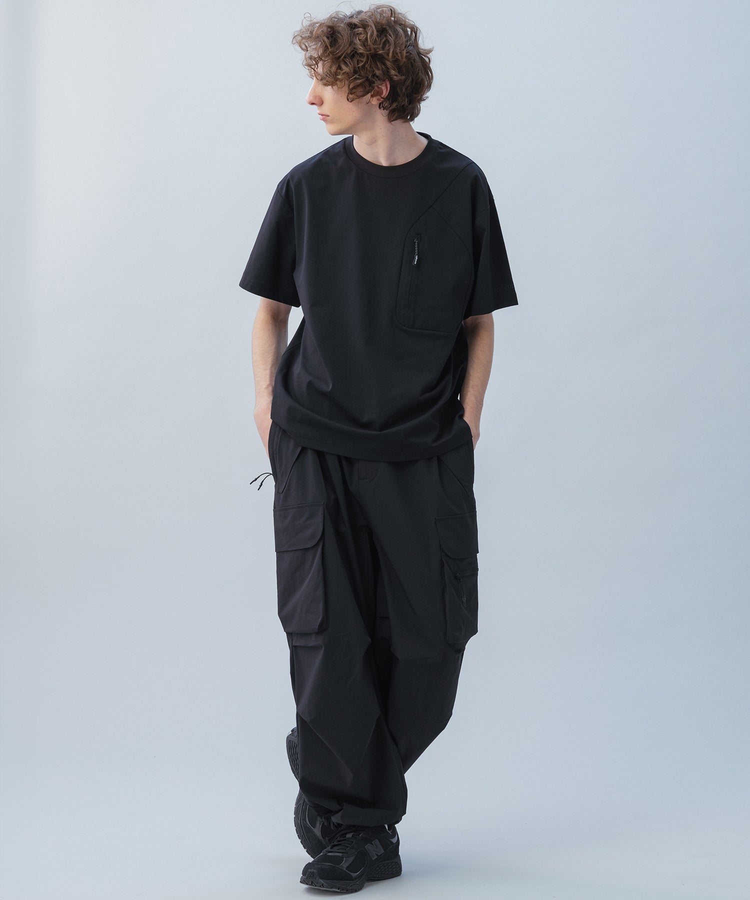 HIDDEN ZIP POCKET SHORT SLEEVE TEE / コンシールファスナーポケット ショートスリーブTシャツ