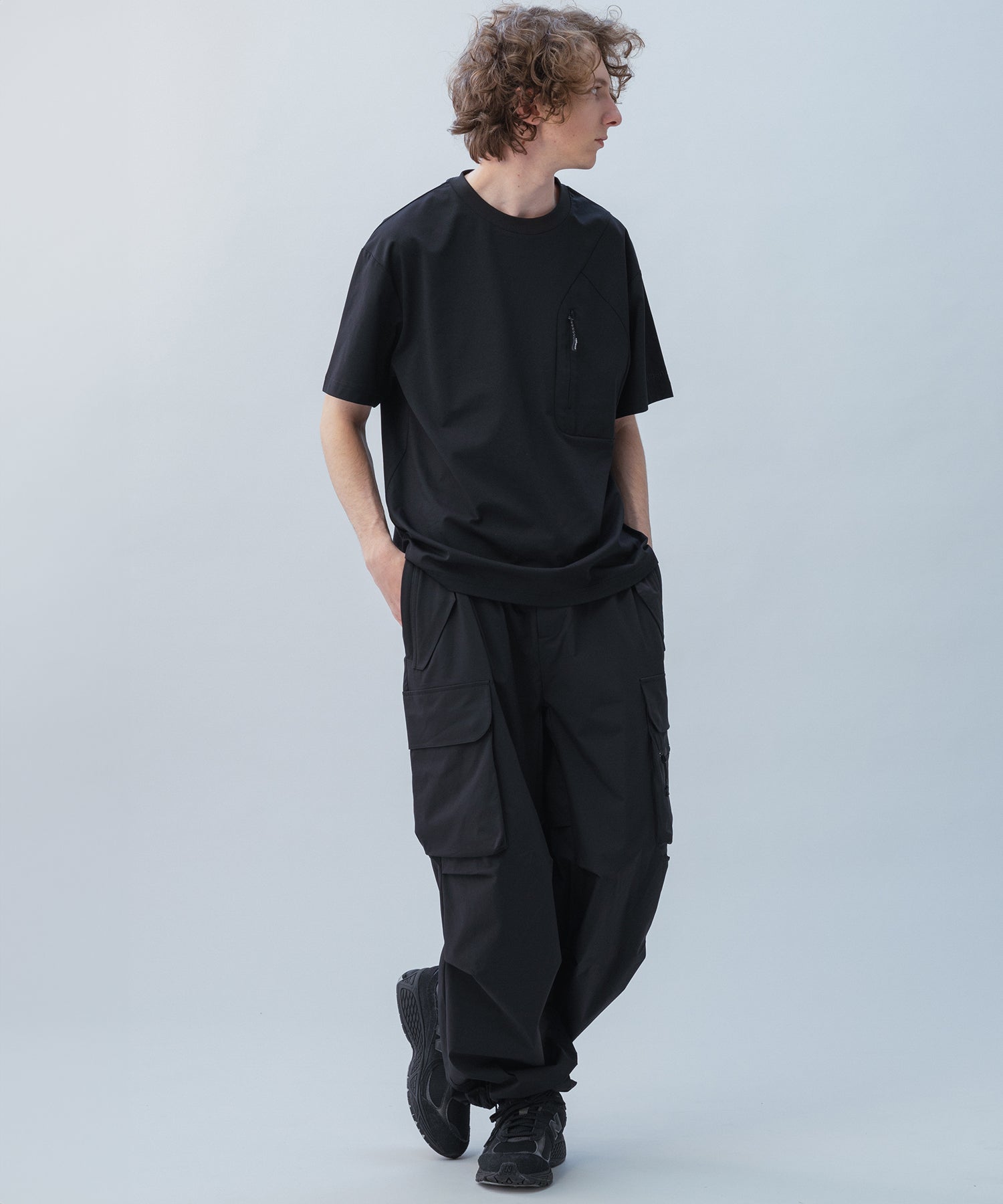 HIDDEN ZIP POCKET SHORT SLEEVE TEE / コンシールファスナーポケット ショートスリーブTシャツ