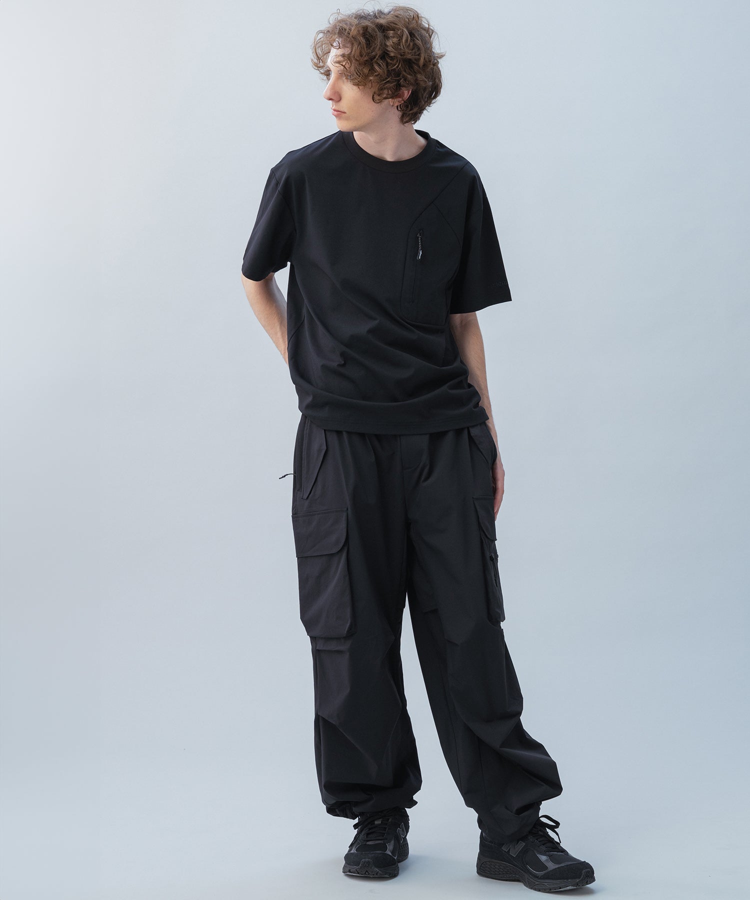HIDDEN ZIP POCKET SHORT SLEEVE TEE / コンシールファスナーポケット ショートスリーブTシャツ