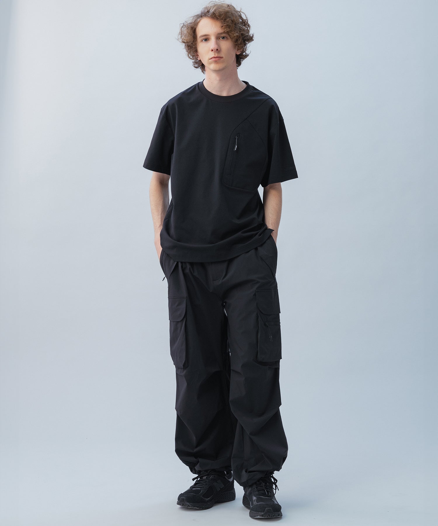 HIDDEN ZIP POCKET SHORT SLEEVE TEE / コンシールファスナーポケット ショートスリーブTシャツ