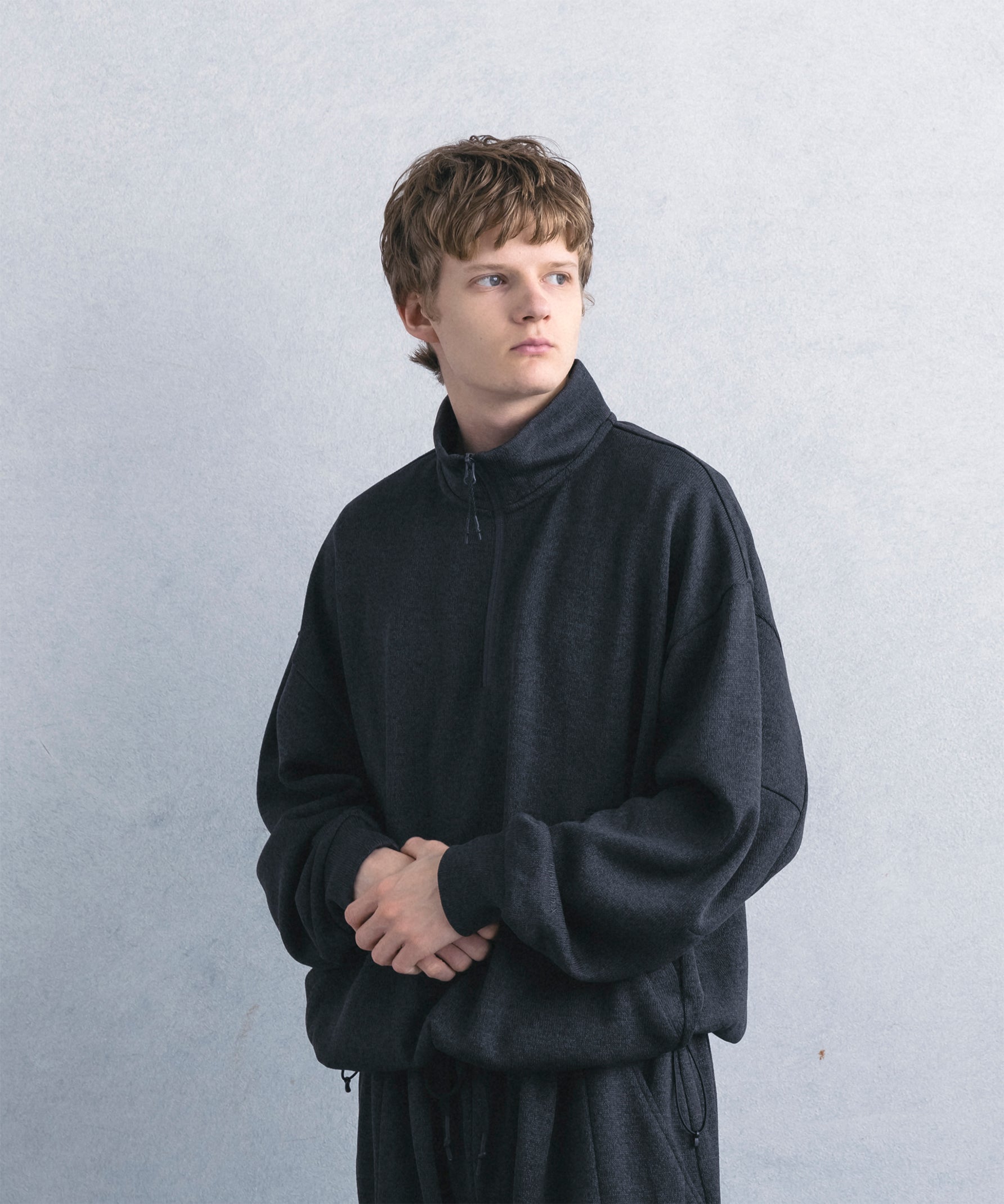 【1月中旬お届け予約商品】HALF ZIP FLEECE PULLOVER ハーフジップ フリース プルオーバー