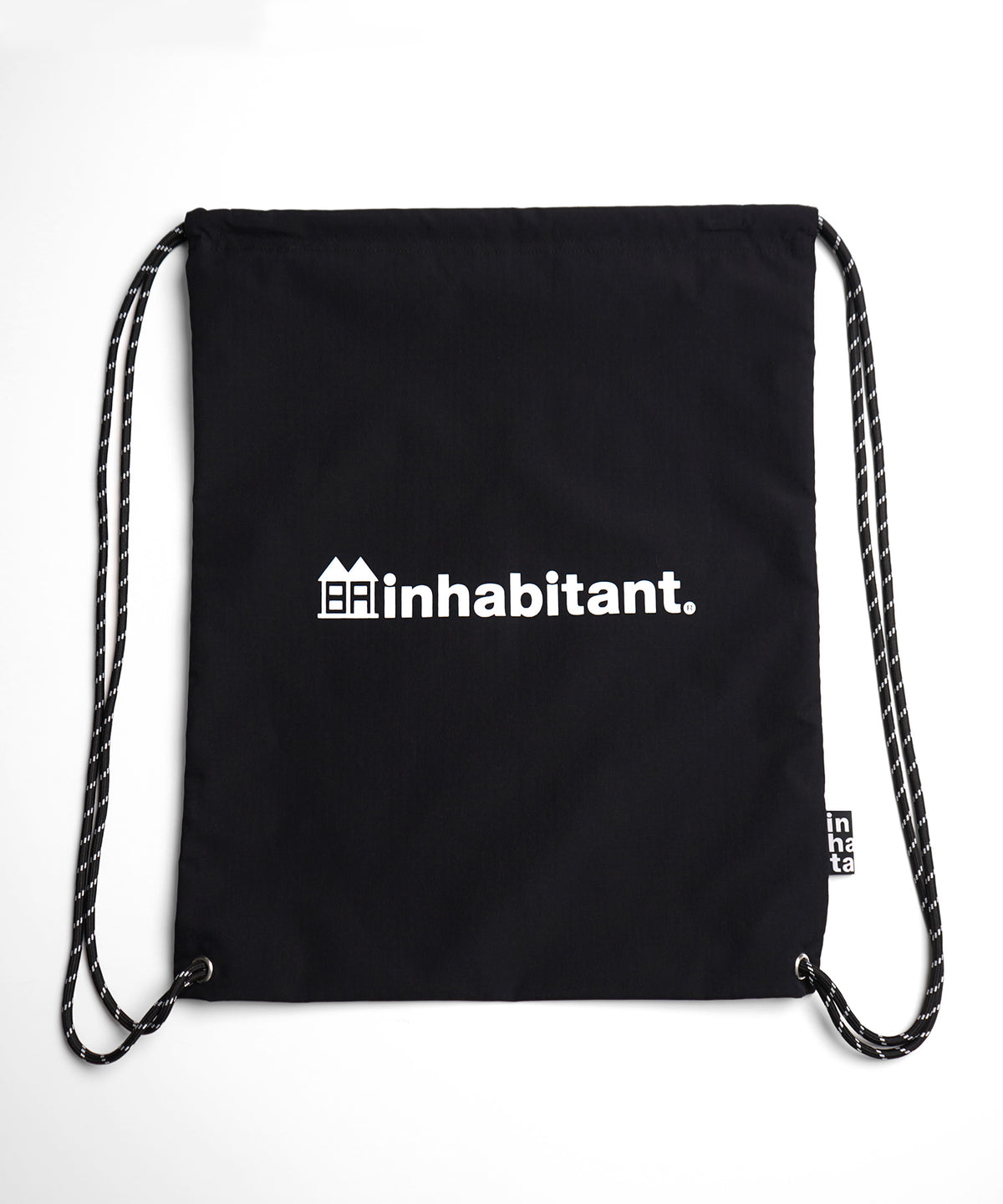 【MENS】ワンポイント ブランドロゴプリント ベーシック ナップザック /inhabitant(インハビタント)