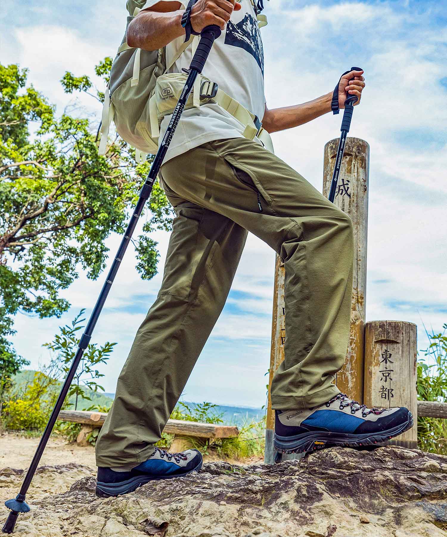 【MENS】メンズAlertPants（アラートパンツ） スタンダードフィット トレッキングパンツ アウトドア ハイキング 登山 ストレッチ 撥水 美脚/phenix outdoor(フェニックスアウトドア)