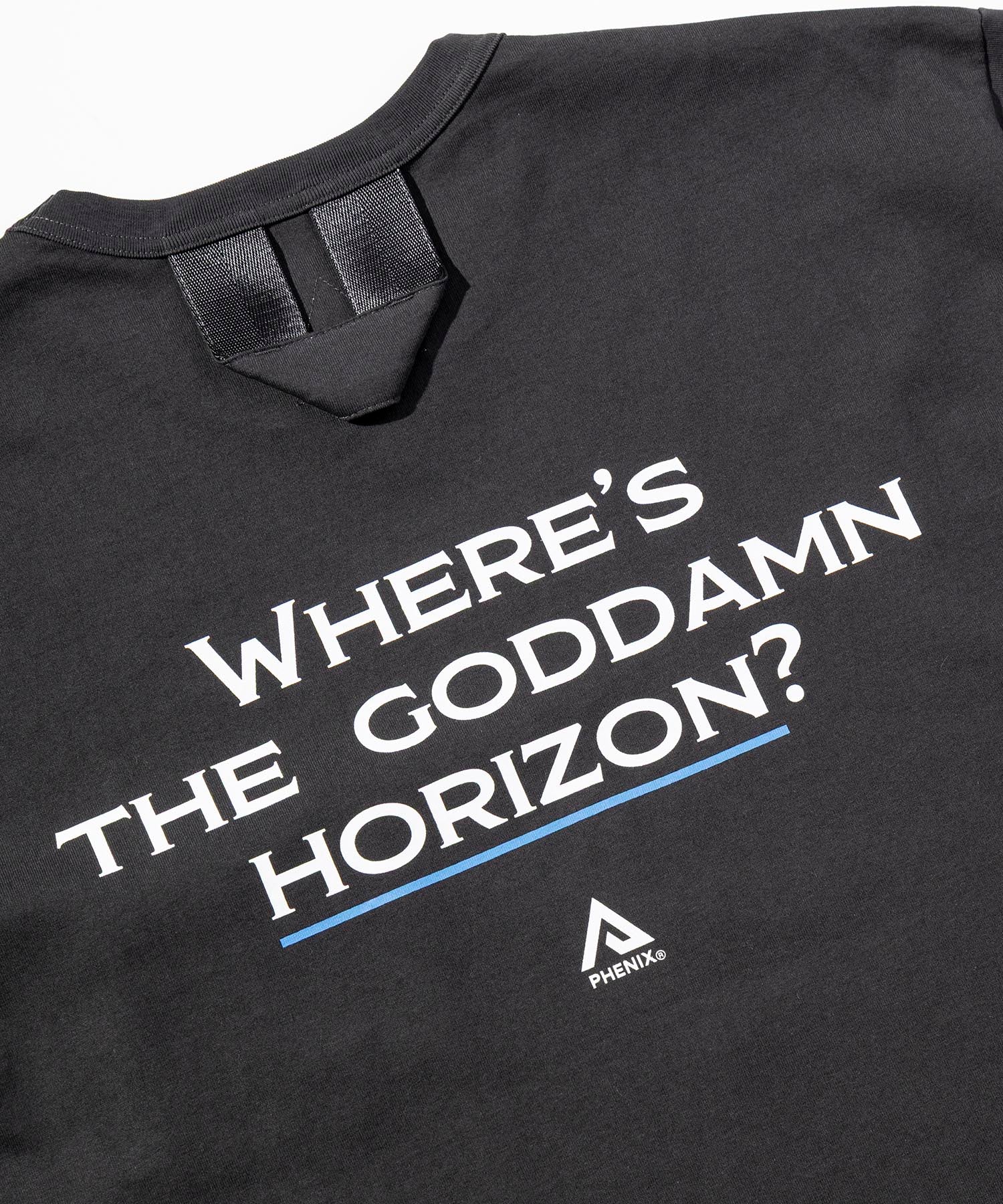 DISTORTED SLOGAN POCKET TEE