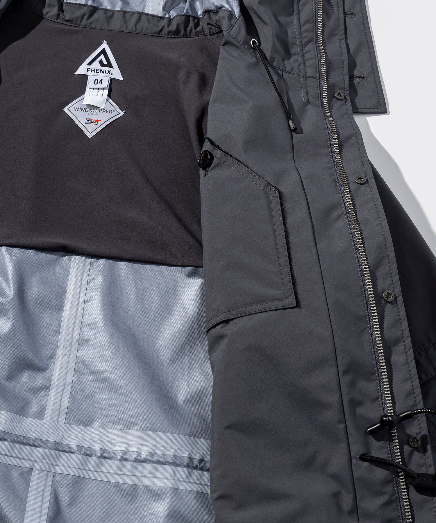 TECH SMOCK COAT / WINDSTOPPER® PRODUCTS BY GORE-TEX LABS