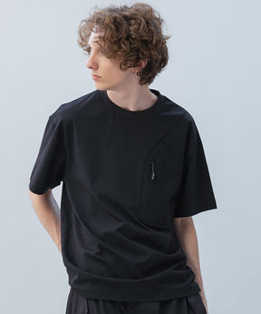 HIDDEN ZIP POCKET SHORT SLEEVE TEE / コンシールファスナーポケット ショートスリーブTシャツ