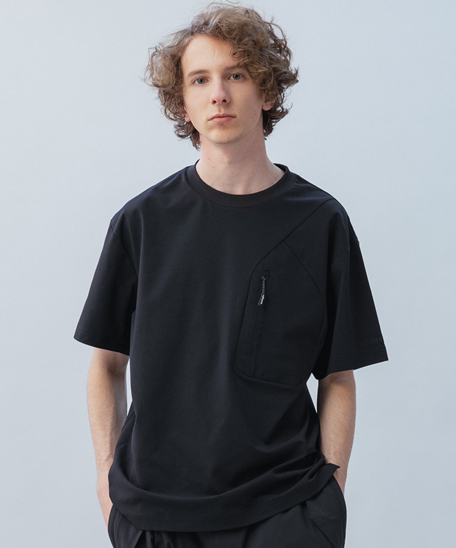 HIDDEN ZIP POCKET SHORT SLEEVE TEE / コンシールファスナーポケット ショートスリーブTシャツ