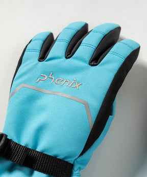 【KIDS/JUNIOR】Ski Slope Ribbed Junior Gloves スキースロープリブジュニアグローブ / JUNIOR ACC / 子供用 スノーグローブ / phenixスキーウェア 24AW