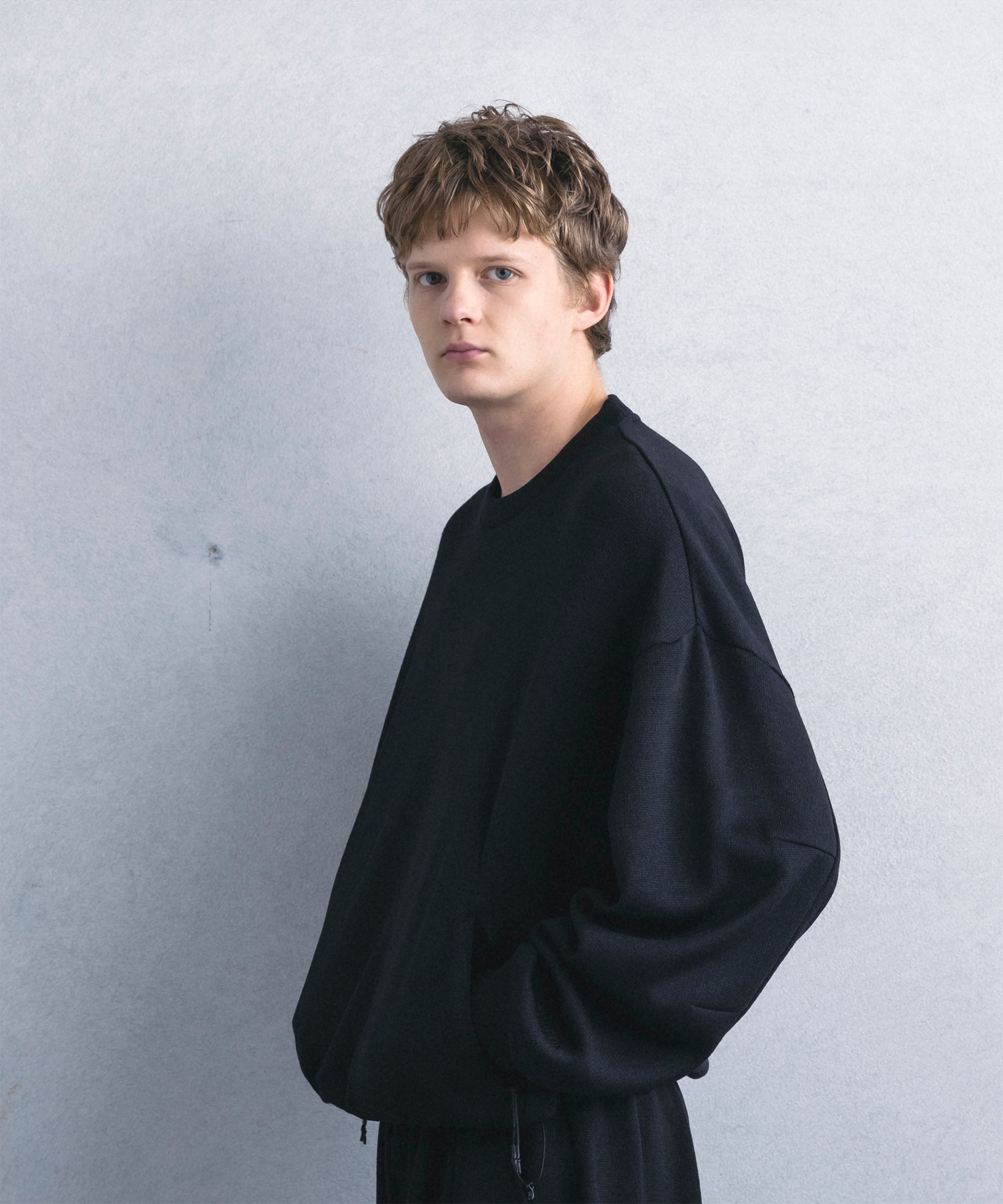 【1月中旬お届け予約商品】CREW NECK FLEECE SHIRT クルーネック フリースシャツ