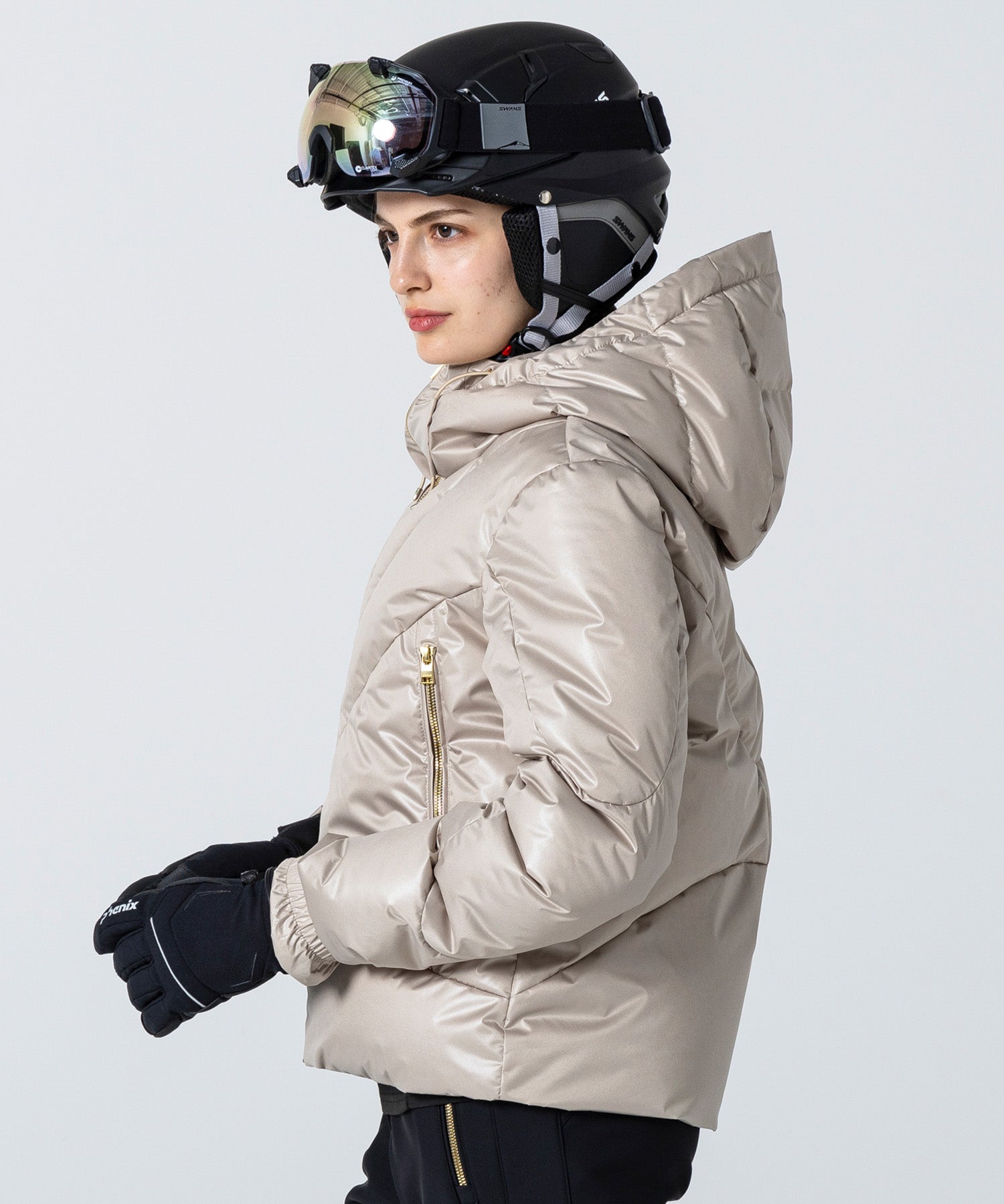 【WOMENS】Irregular Cutting Down Jacket イレギュラーカッティングダウンジャケット / GRACE /phenixスキーウェア 25AW