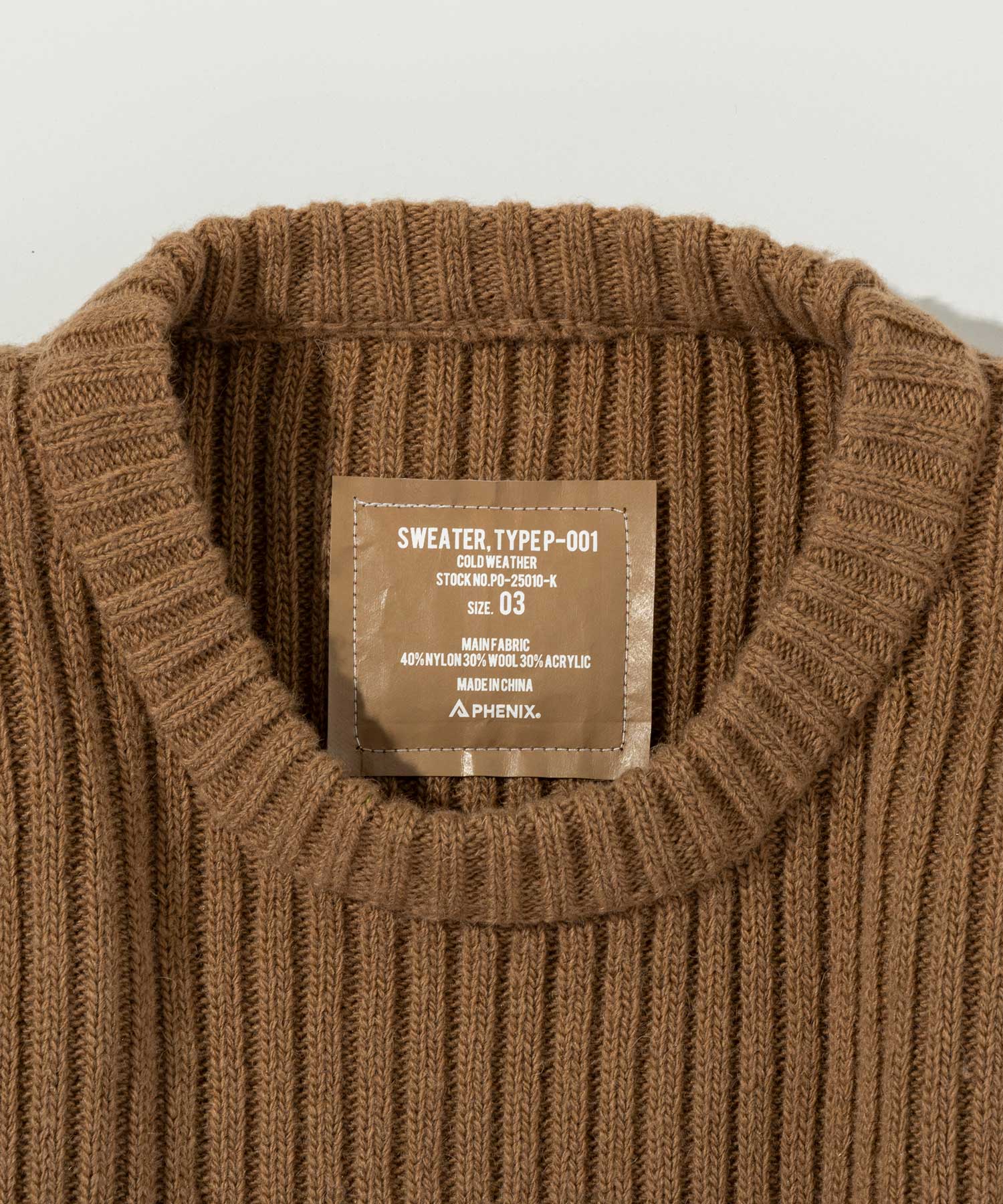 SWEATER, TYPE P-001