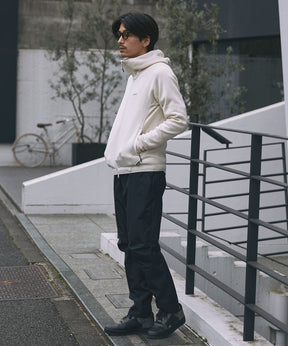 【MENS】MELANGE FLEECE ZIP UP HOODY メランジ フリース ジップアップ フーディー +phenix(プラスフェニックス)