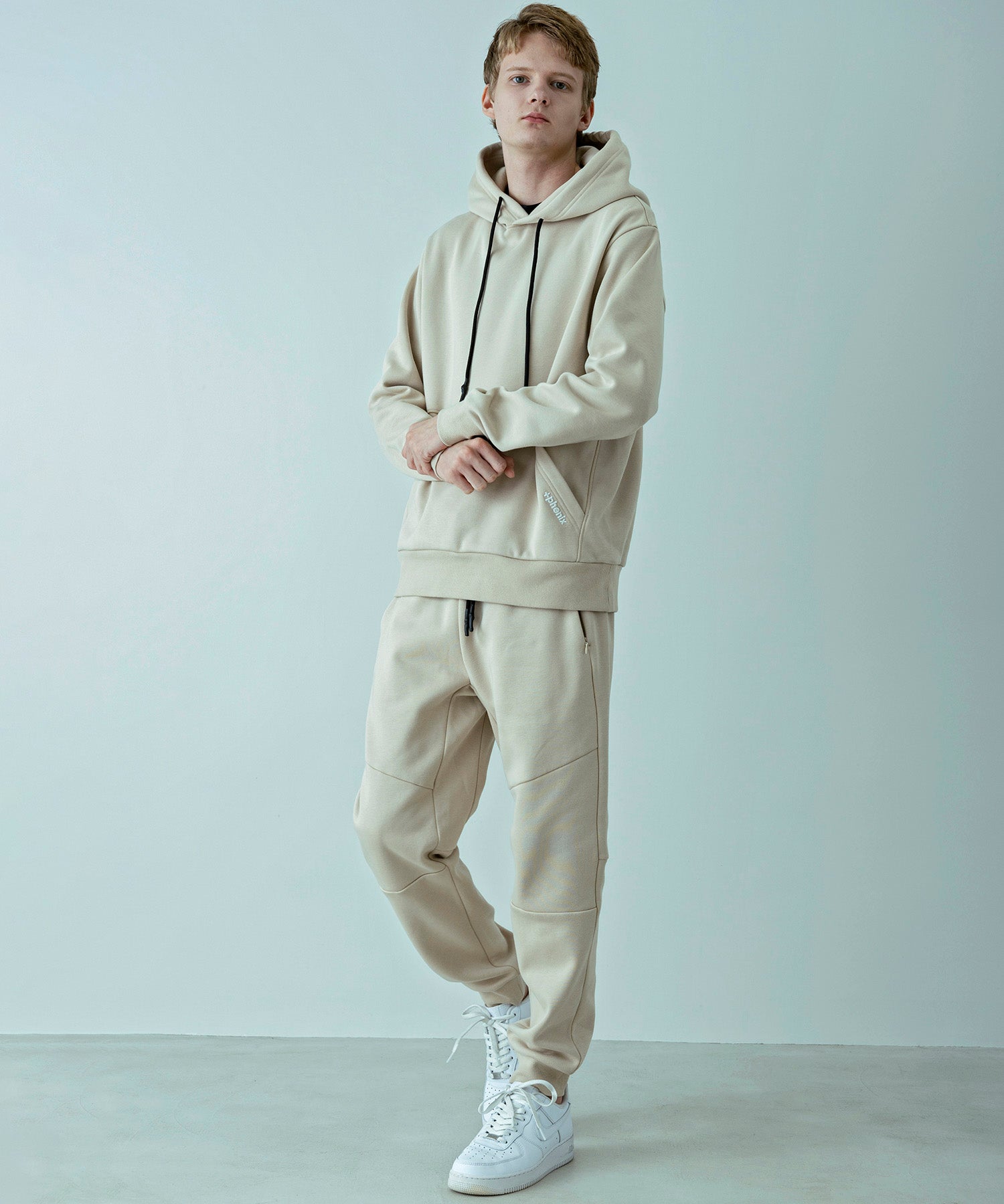【MENS】HEAVY DUTY HOODY SWEAT  ヘビーデューティー フーディスウェット / +phenix(プラスフェニックス)