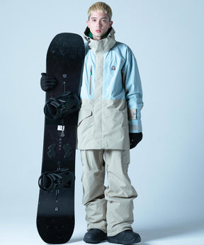 【MENS】フルジップジャケット INH FULL-ZIP JACKET / スノーボード・スキーウェア タウンウェア ベージュ