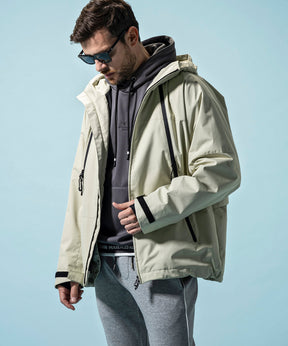 【MENS】GTX HOODED LAYER SNOW JACKET フーデッドレイヤースノージャケット / WINDSTOPPER(R) プロダクト by GORE-TEX LABS /ウィンドストッパー/ゴアテックス/1PIU1UGUALE3 RELAX × +phenix(ウノピゥウノウグァーレトレ リラックス)