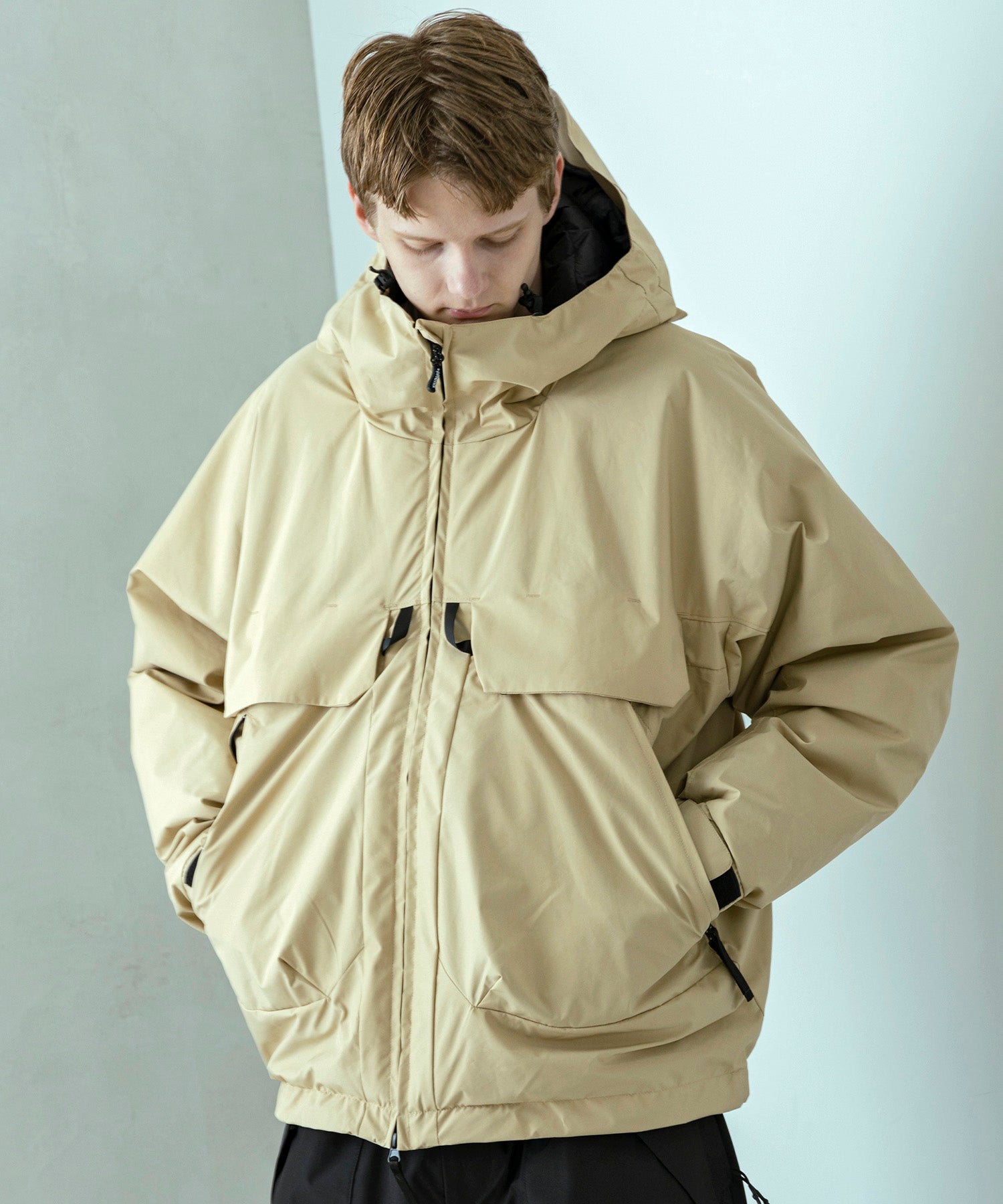 【MENS】FISHERMANS DOWN JACKET  フィッシャーマンズダウンジャケット / WINDSTOPPER(R) プロダクト by GORE TEX LABS / +phenix(プラスフェニックス)